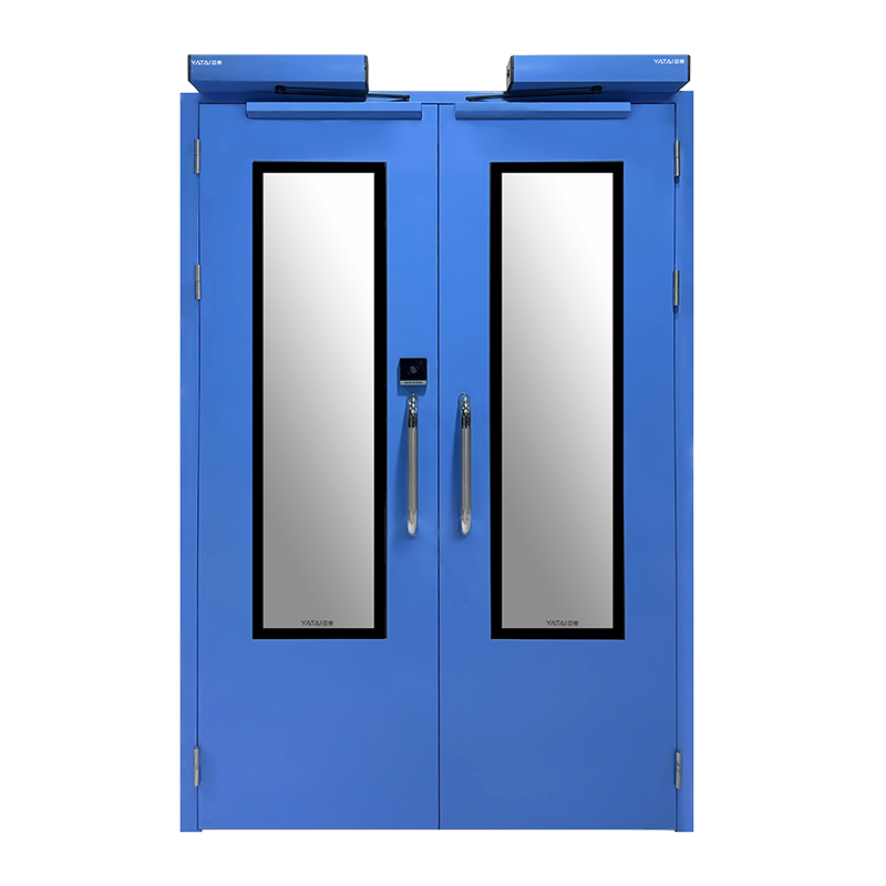 درب اتوماتیک چرخشی استیل